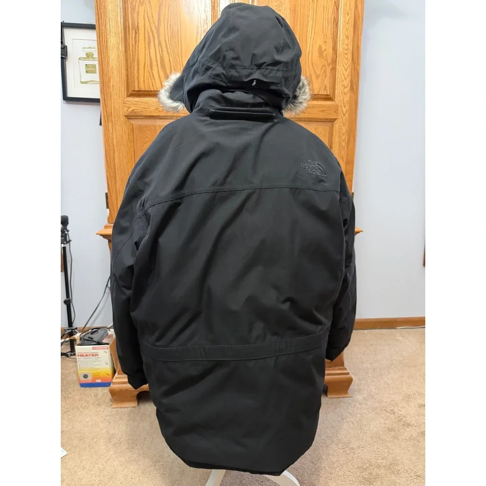 The North Face McMurdo Down Parka XXL Black Winter Coat Jacket Faux Fur Hood
